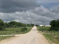 Zandweg in Mennonieten gebied