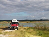 Kampeerplek "met krokodillen".