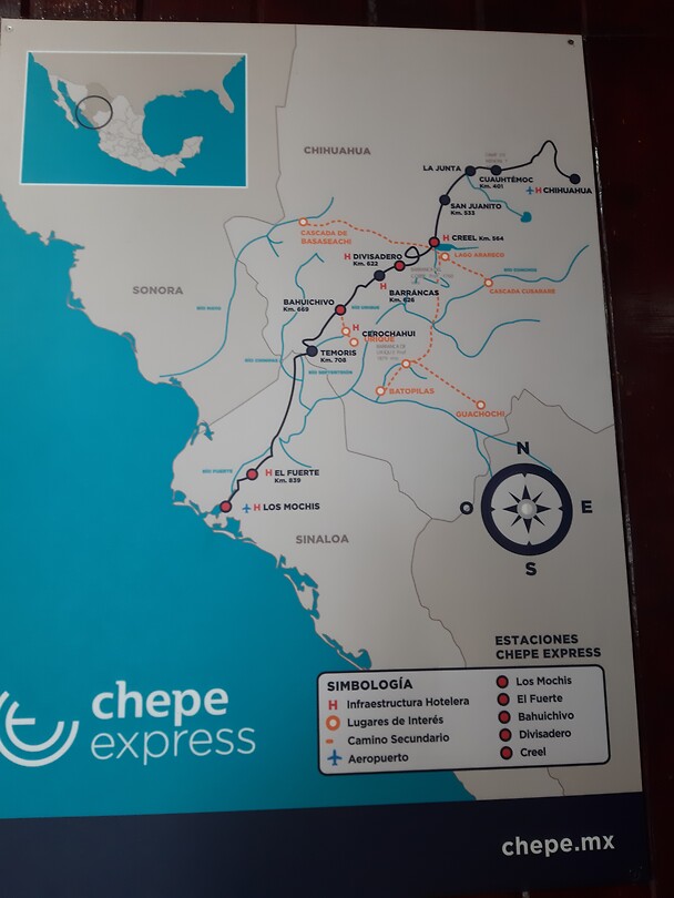 El Chepe express route