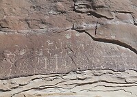 Petroglyf in Mesa Verde