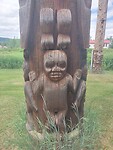 Detail totem paal