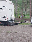 Camper met rioolafvoer