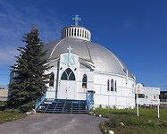 De iglo kerk in Inuvik