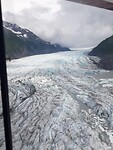 Gletsjer vanuit de lucht