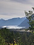Uitzicht op Matanuska Glacier
