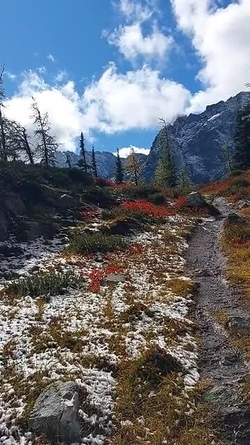 Easy pass trail.