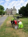 Fietsketting smeren ivm droogte
