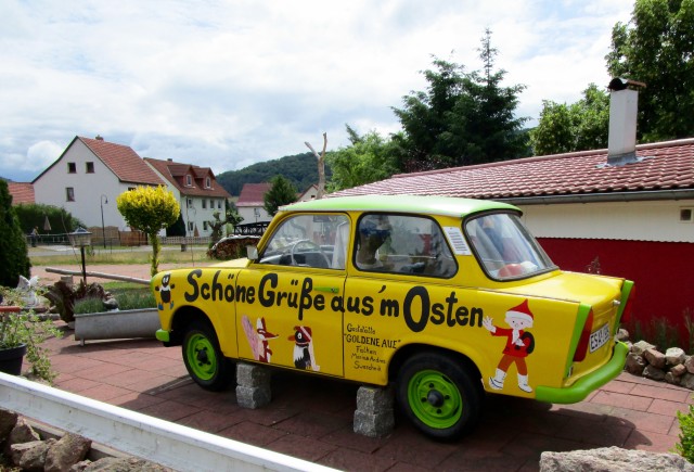 In het osten