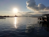Wachten op de ferry