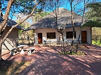 Onze kamer van de laatste nacht in Botswana