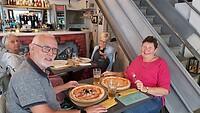 Een echte Italiaanse pizza