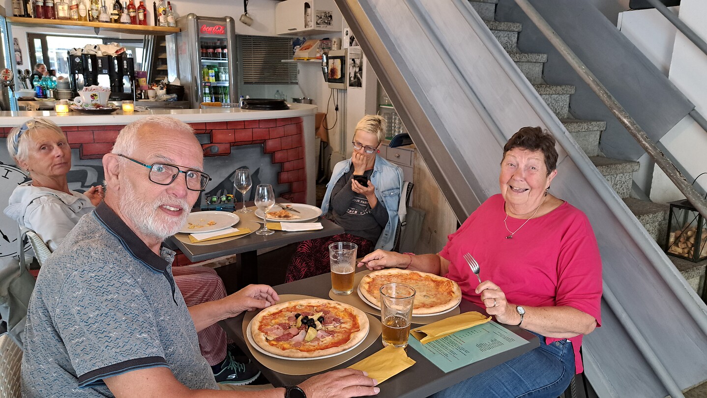 Een echte Italiaanse pizza