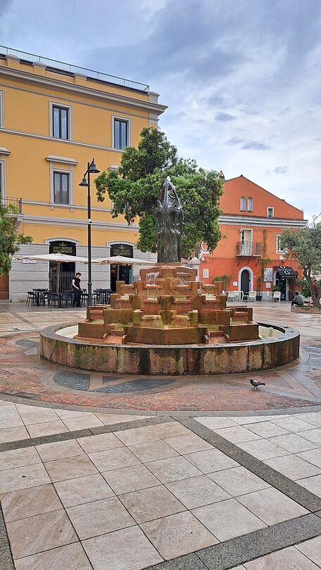 Mooie fontein in Olbia