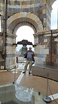 Bovenop de toren van Pisa