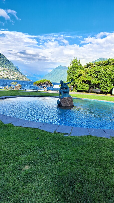 Aan het meer van Lugano