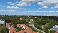 uitzicht vanaf appartement