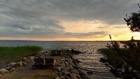 zonsondergang over Unden