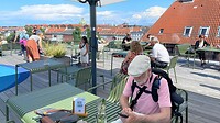 Rooftopbar - notities maken voor de blog