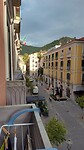 Corso Vittorio Emanuele, vanaf ons balkon
