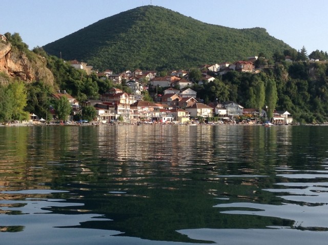 Trpejca vanaf het water