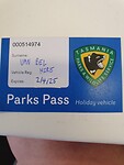 Parks pass