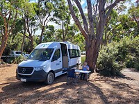 Camping in het nationaal park