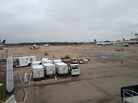 6 uur wachten in Houston