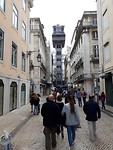 De ijzeren Santa Justa lift