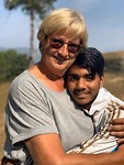 Met Saroj op de picknick