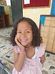 Bhumika met ketting en armband