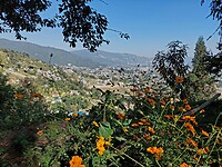 Uitzicht op Kathmandu