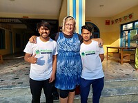 Met Nandasingh en Sunil