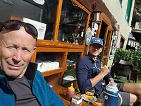 Trekking Will en Lars.