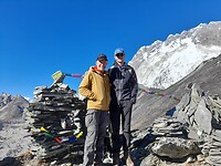 Trekking Will en Lars.