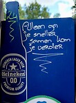 Even niet wandelen.