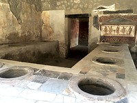 keuken in restaurant Pompei