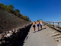 pad naar de Versuvius