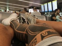 wachten voor boarding
