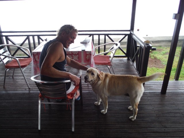 Op de veranda