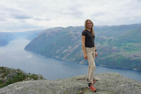 Bij preikestolen hike