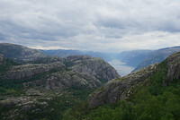 Preikestolen hike uitzicht