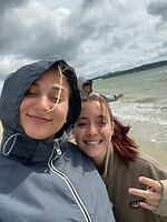 Nog even op het strand bij het vliegveld van Stavanger