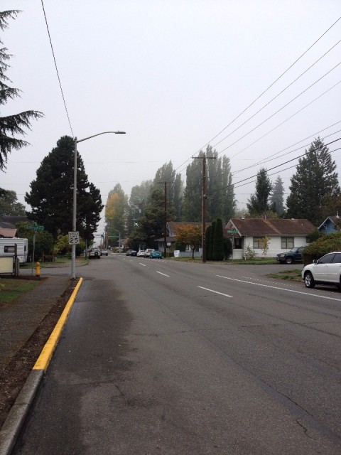 The main road