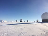 The satellite station on Svalbard