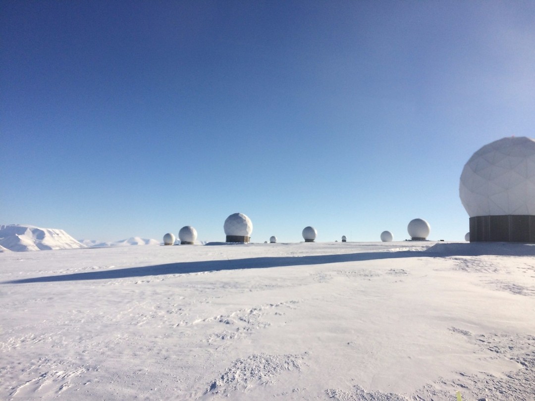 The satellite station on Svalbard