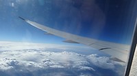 in de lucht (Delhi-Frankfurt)