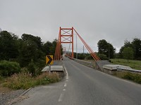 Één van de vele bruggen over de rivieren