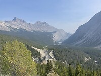 Tussen Canmore en Lake Louise