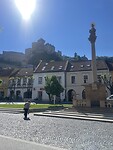 Het "Kasteelplein" Trencin Slovakije
