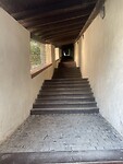 De gang naar het kasteel van Trencin